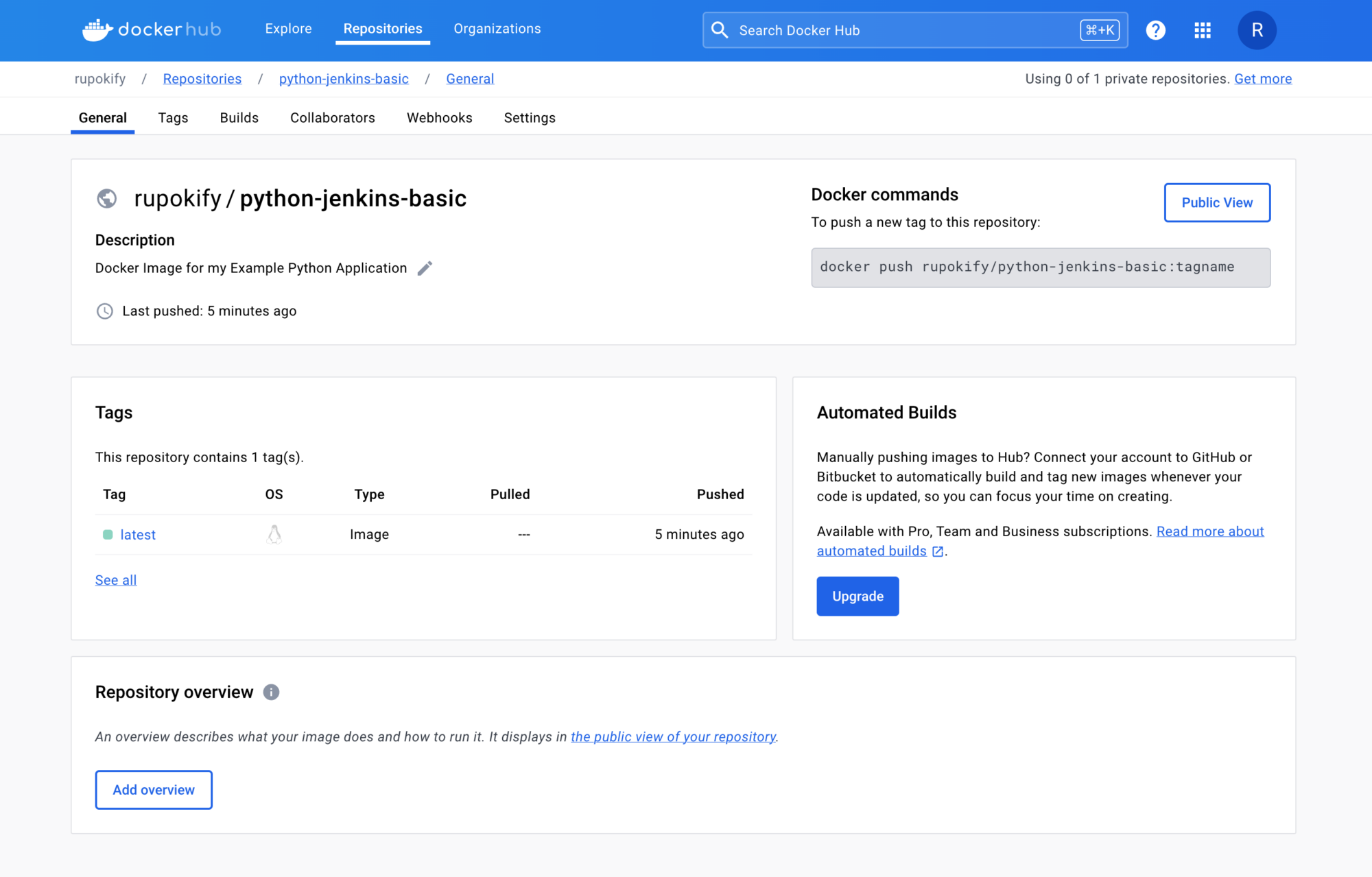 New Docker Image