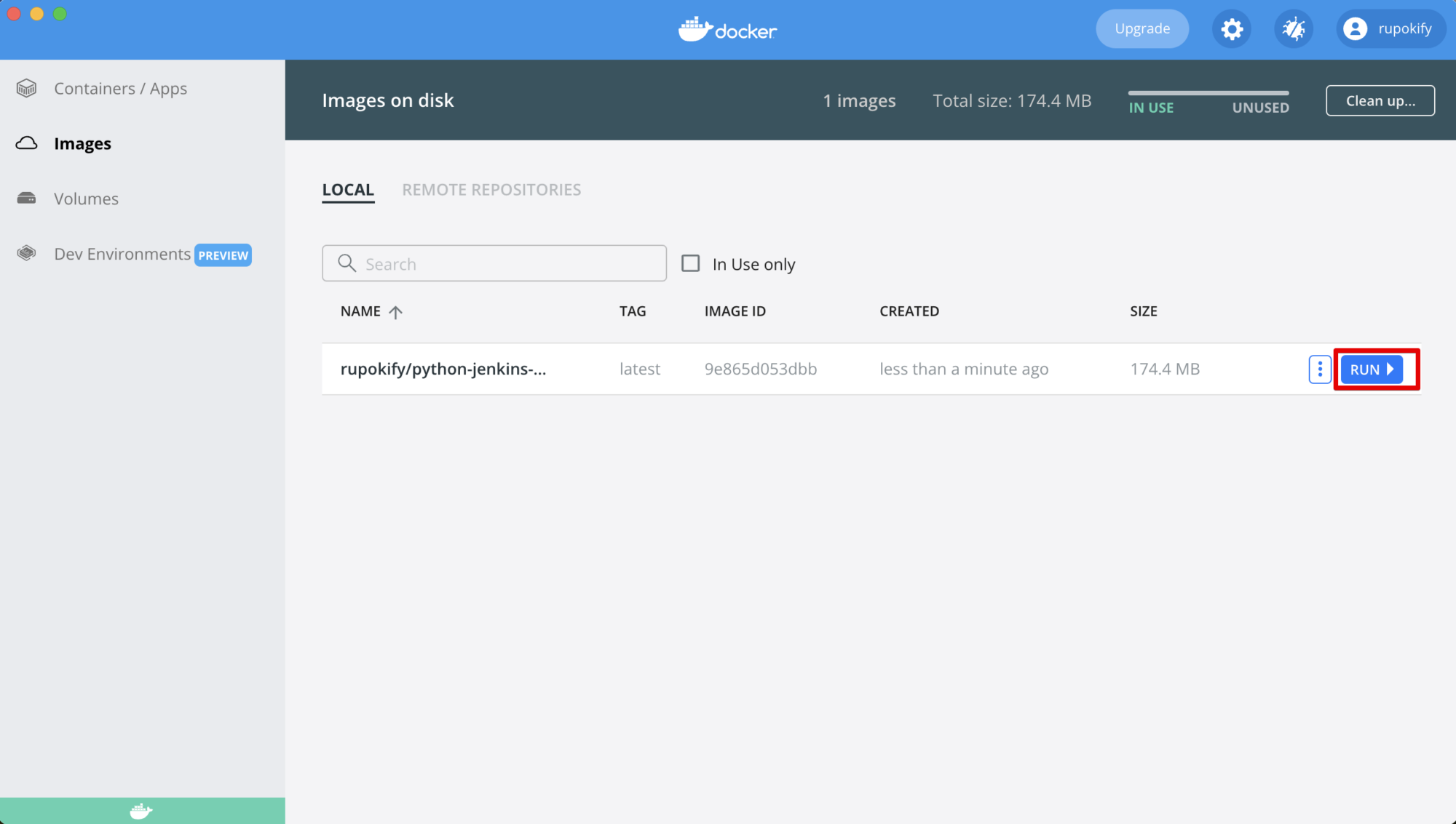 Run Docker Image